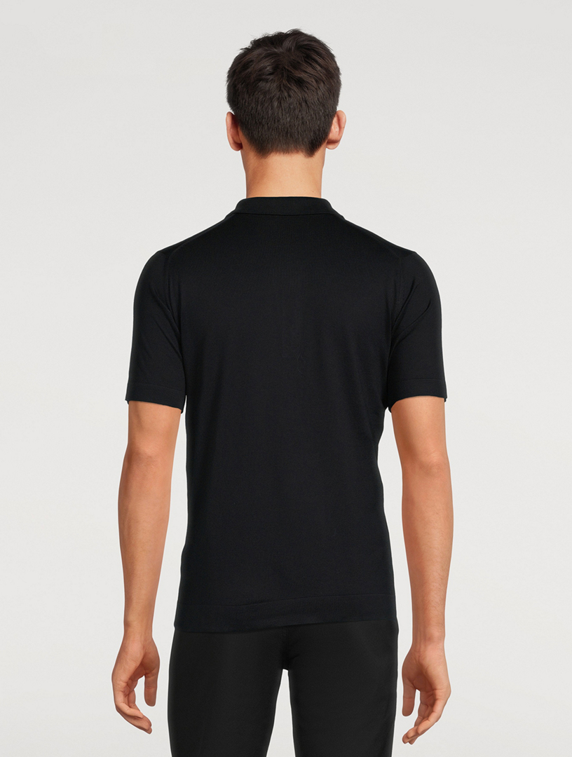 JOHN SMEDLEY Mycroft Sea Island Cotton Polo Shirt | Holt Renfrew