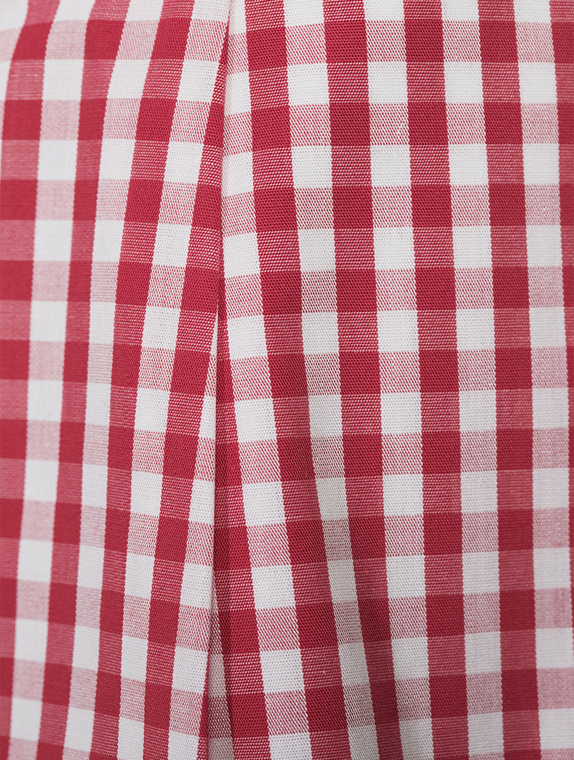 Cotton Shorts Gingham Print