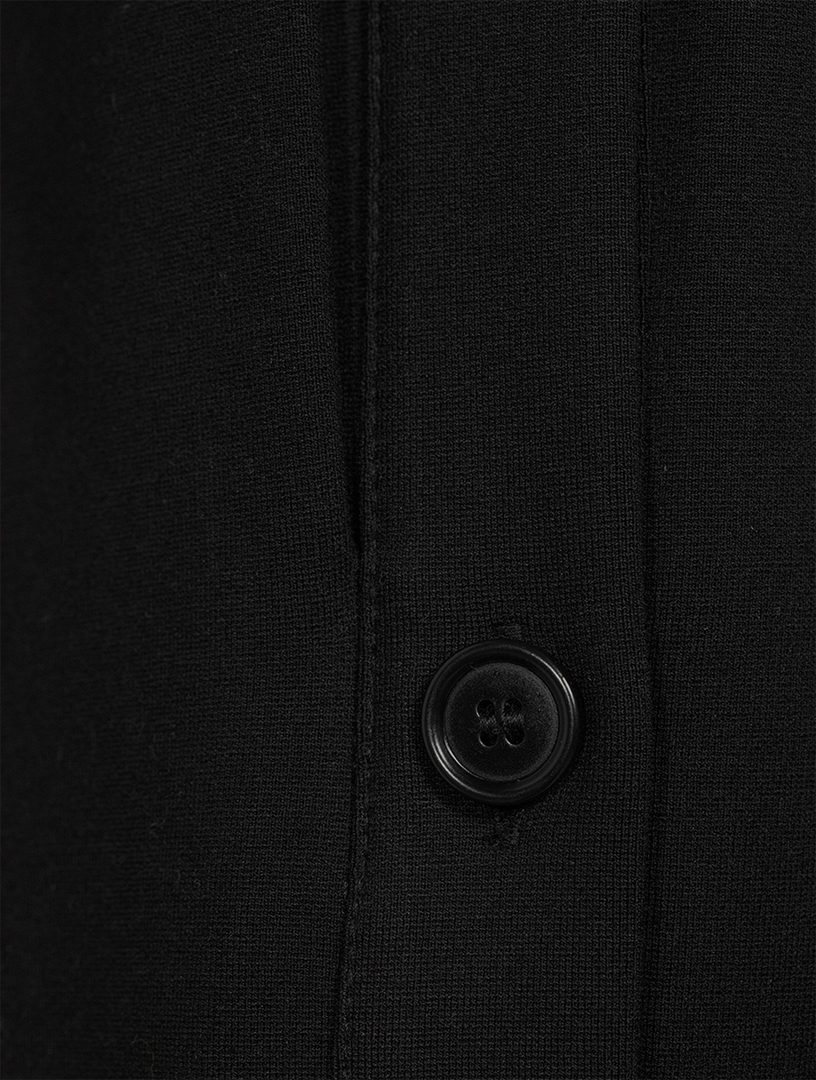 Buttoned-Trimmed Joggers