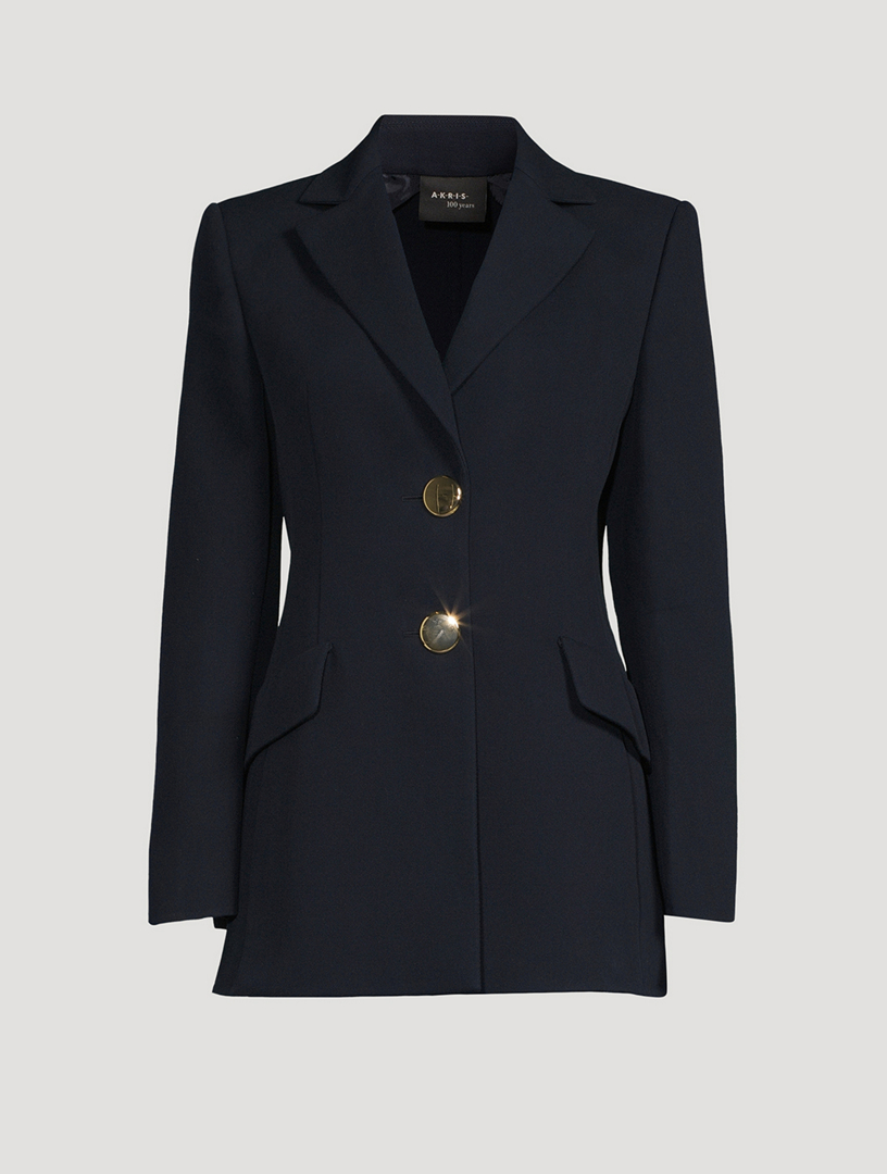 AKRIS Matthieu Cotton Blazer Holt Renfrew