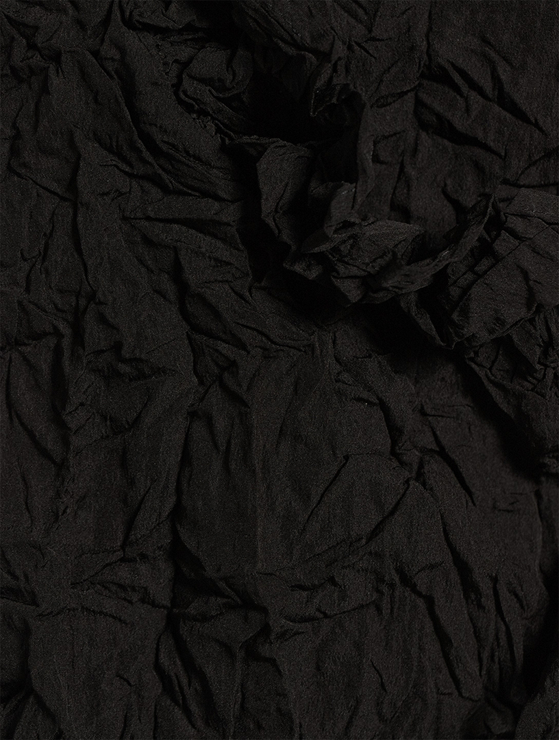Vancy Crinkled Wrap Top
