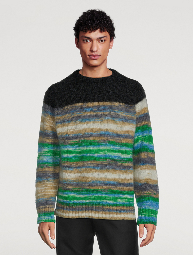 Sunset Mohair And Wool Crewneck Sweater
