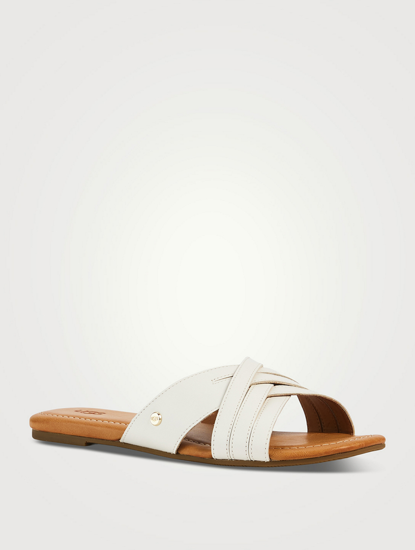 Kenleigh Leather Slide Sandals