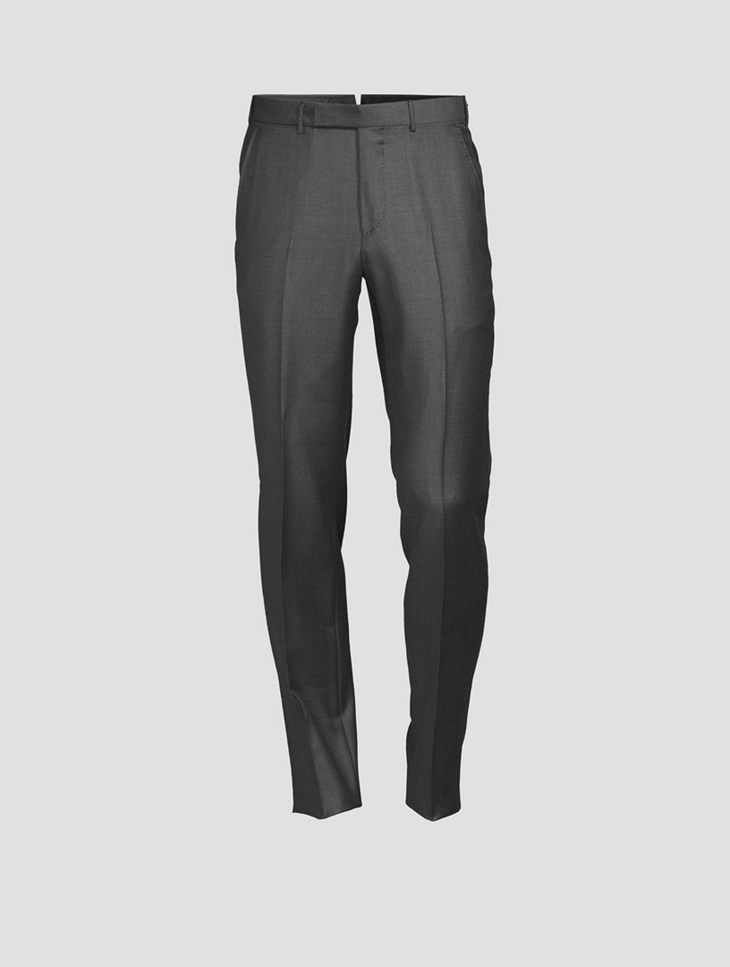 Jodi Black Feather Details Slim Fit Trousers – HOUSE OF MAGUIE