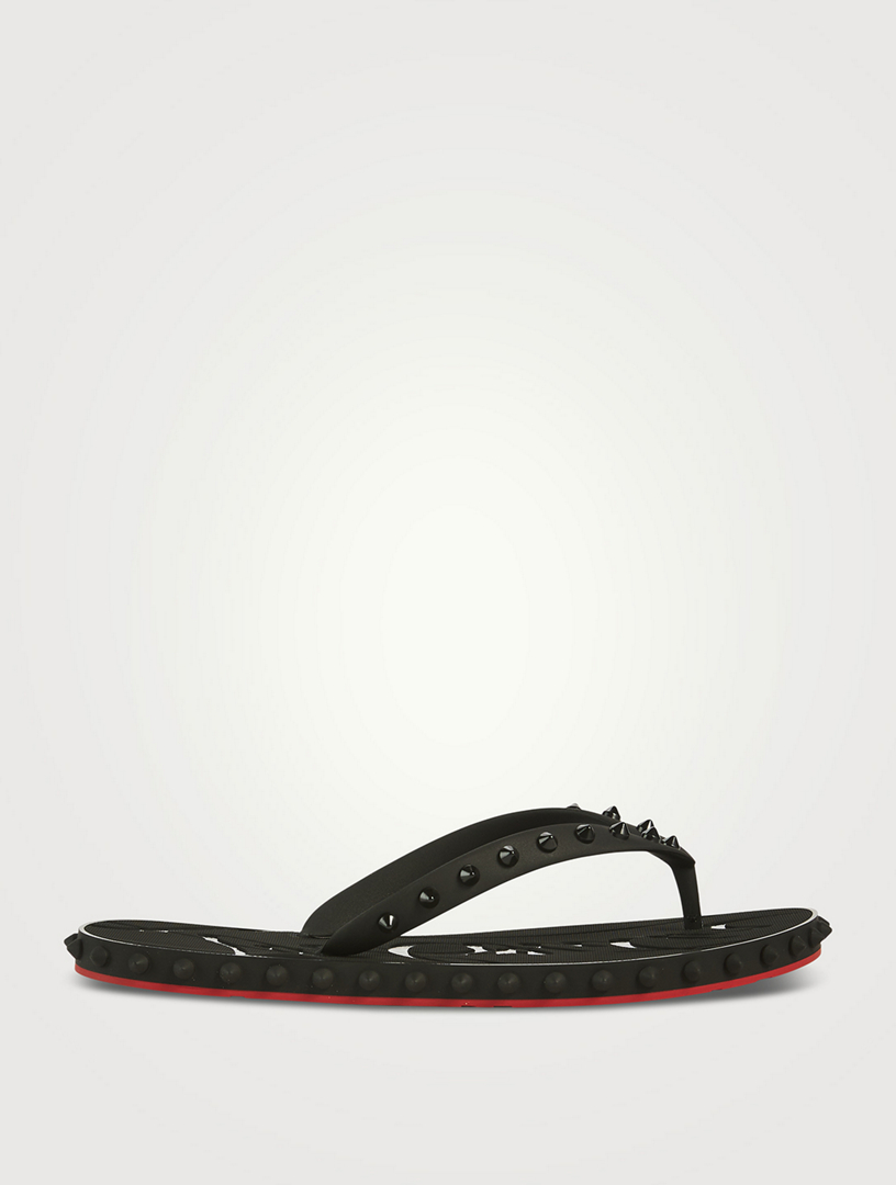 Loubi Flip thong sandals in red - Christian Louboutin