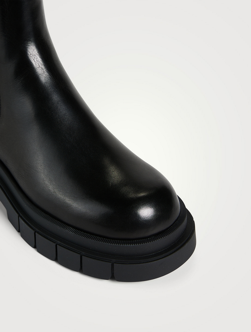 【関税込み】MACKAGE ブラック Storm チェルシーブーツ MACKAGE Storm Leather Chelsea Boots | Holt Renfrew