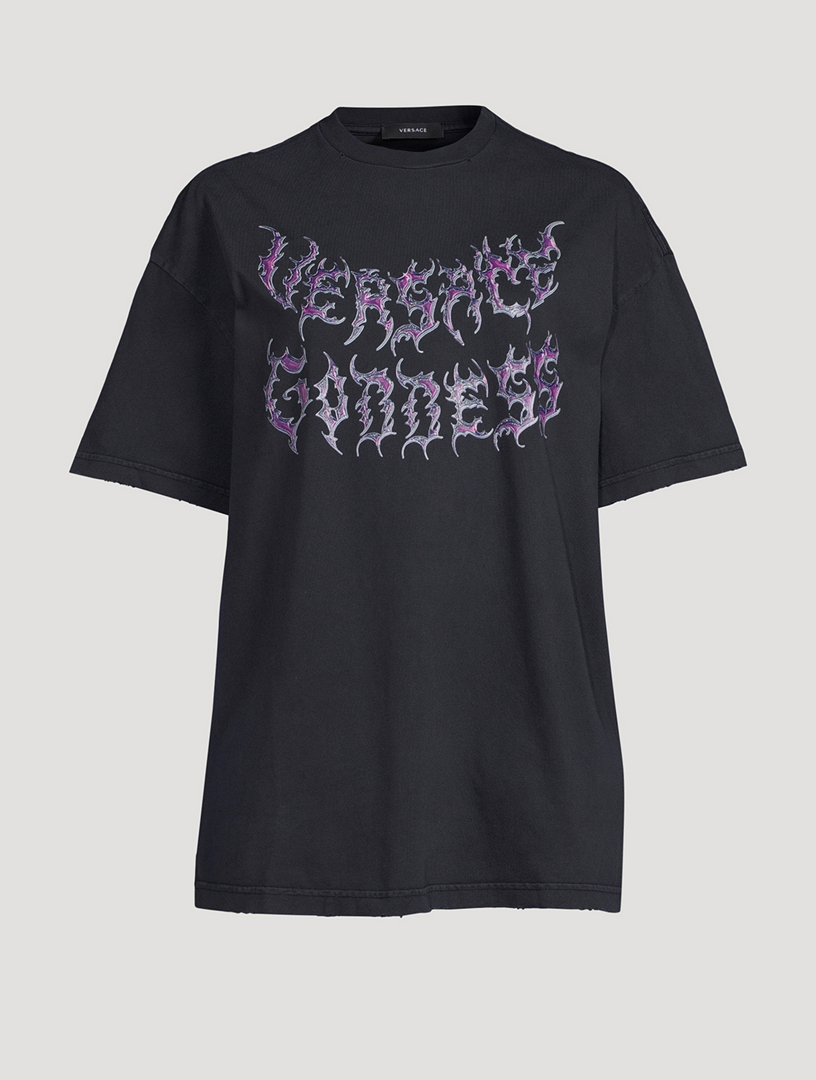 Tシャツ・カットソー Versace Versace Goddess Oversized T-Shirt 1200?text=750645
