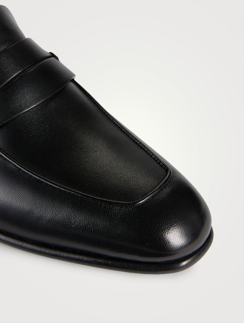 ZEGNA L'asola Leather Loafers | Holt Renfrew