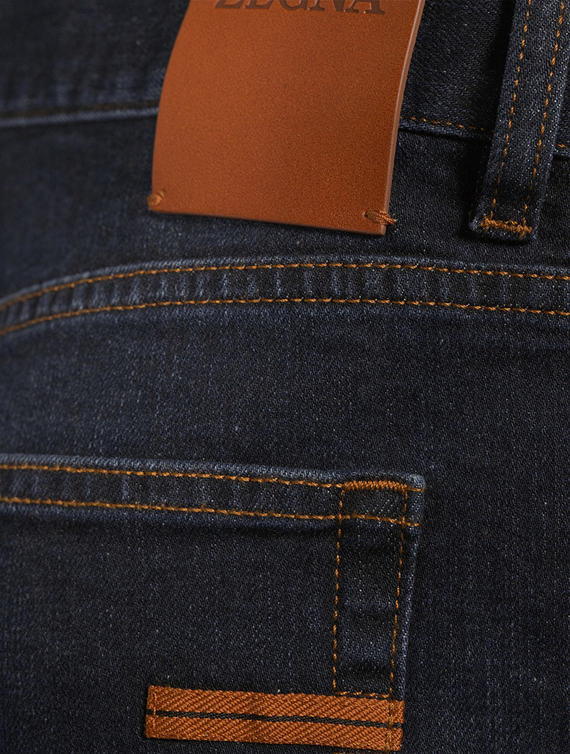 City Comfort Cotton Slim-Fit Jeans