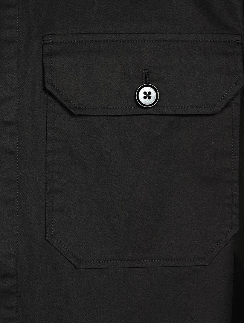 Cotton Stretch Overshirt