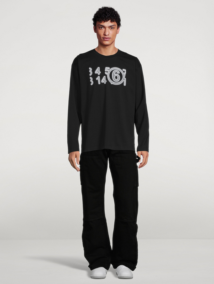 トップス maison margiela 23ss oversize long shirt Oversized Long Sleeve Shirt in Caviar – SVRN
