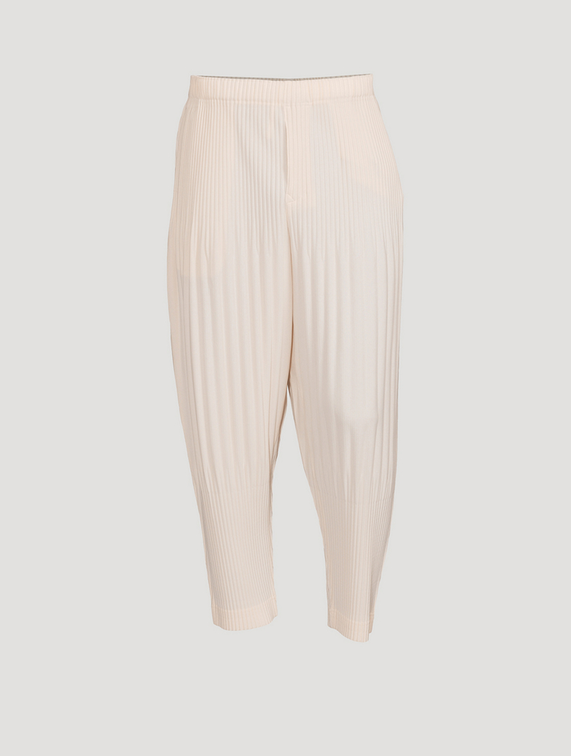 HOMME PLISSÉ ISSEY MIYAKE Mc February Tapered Pants  White