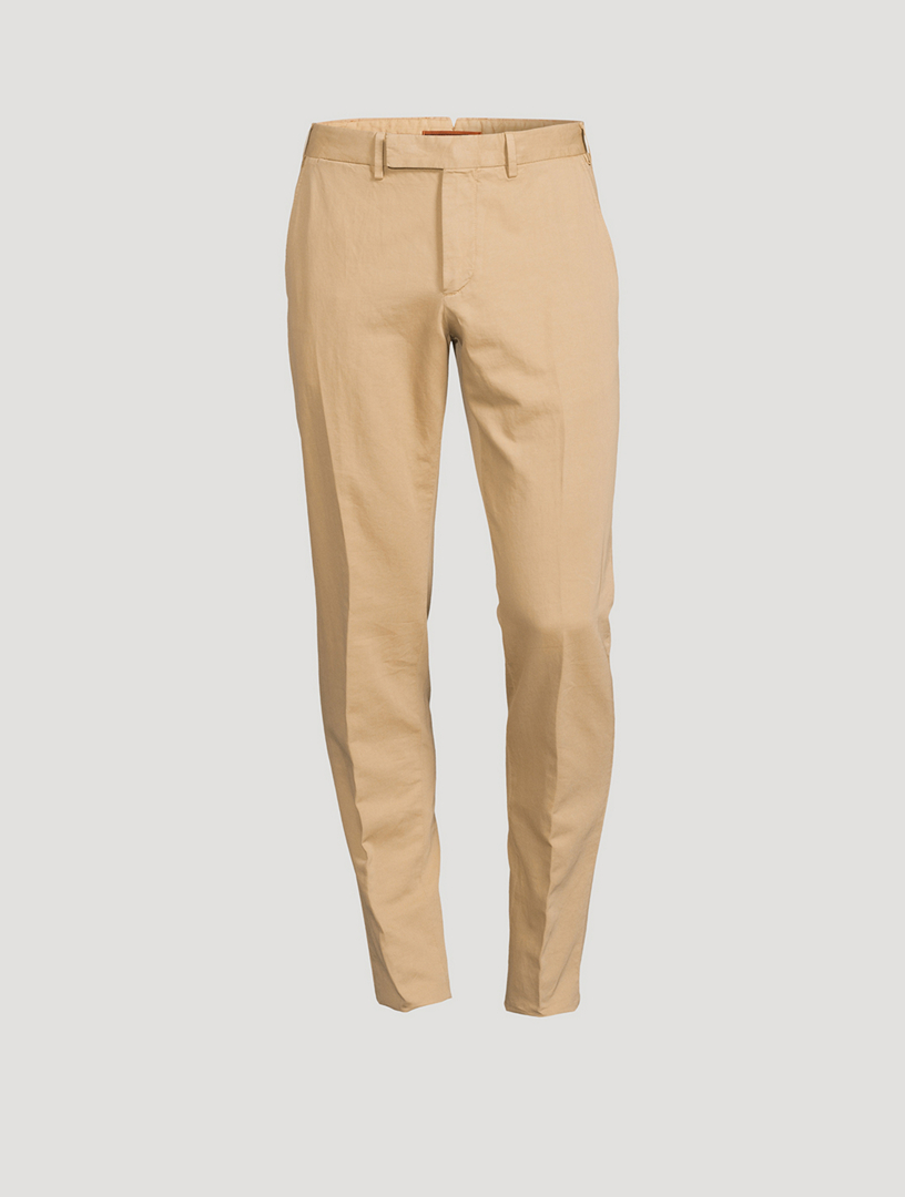 “HOLT RENFREW” Tencel × Cotton Trousers ZEGNA Cotton And Linen Chino Pants | Holt Renfrew