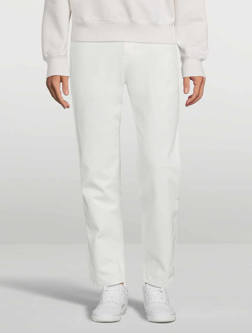 Cotton Straight-Leg Jeans