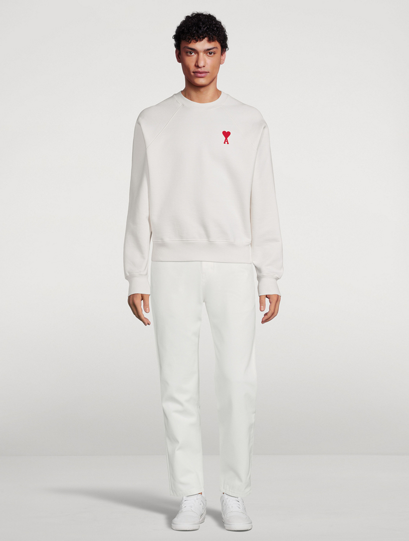 Cotton Straight-Leg Jeans