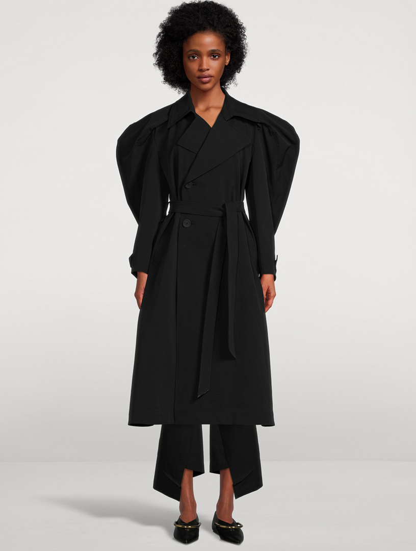 R Coat Belted Trench