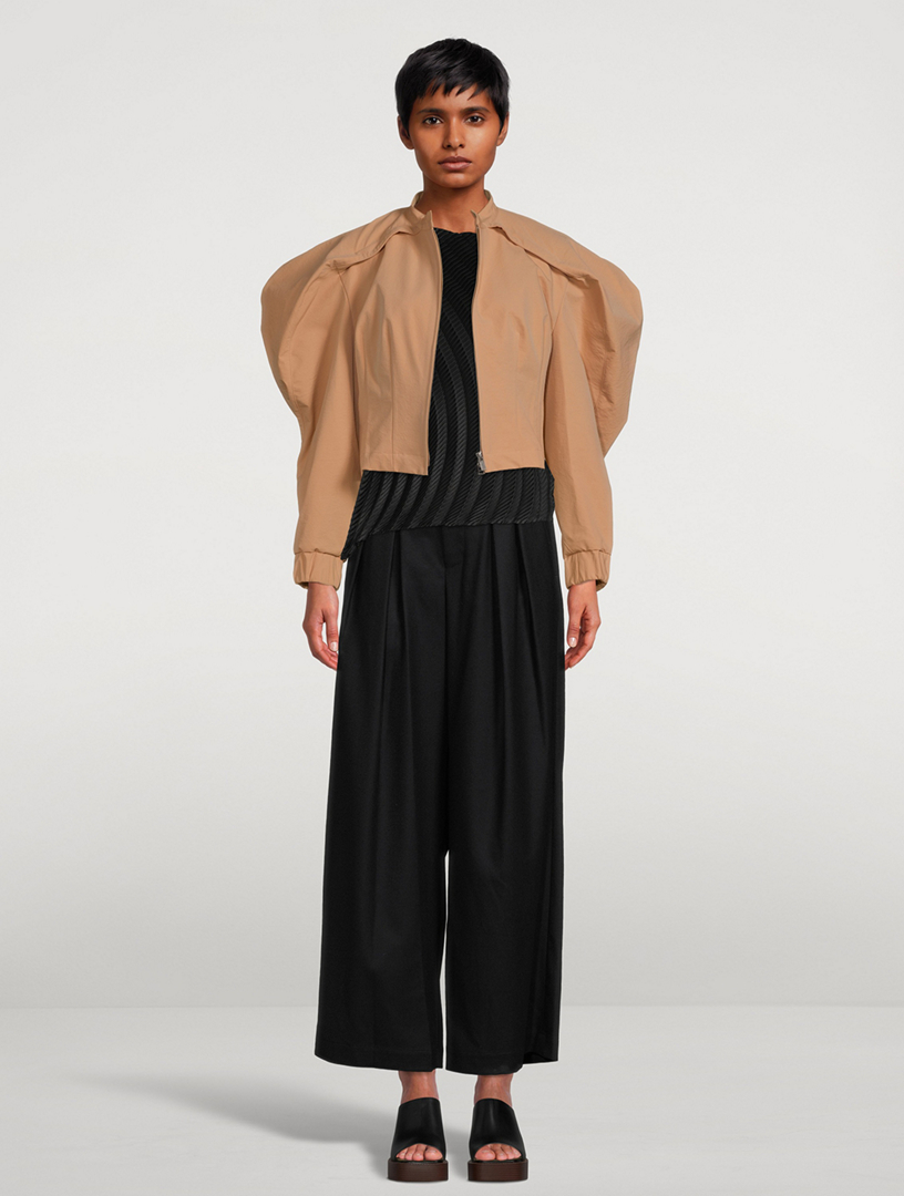 R Coat Cropped Jacket