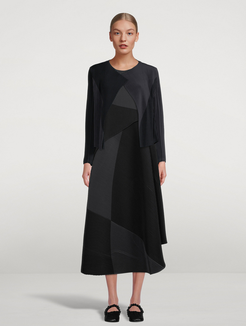 ISSEY MIYAKE Ridge Pleats Cardigan | Holt Renfrew