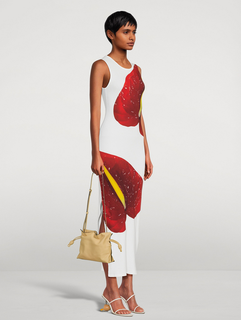 Tank Dress In Anthurium Print
