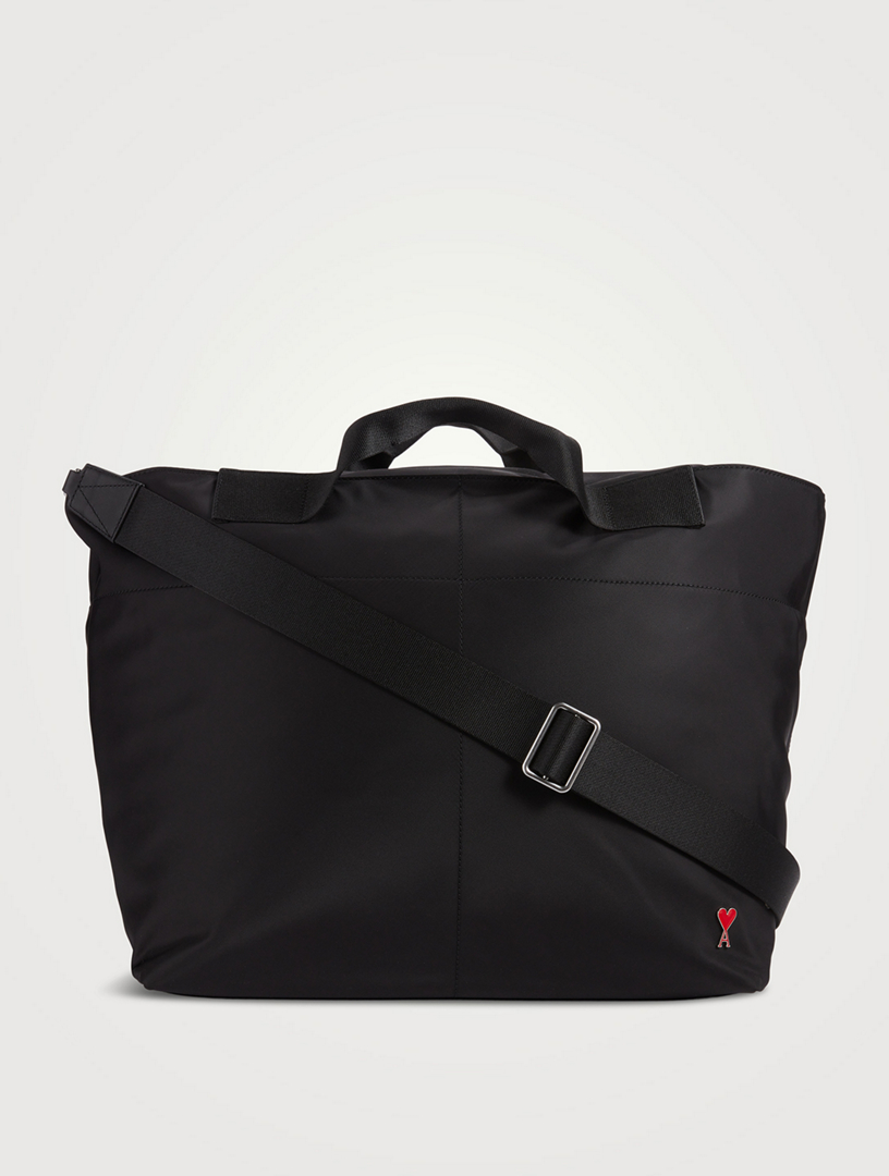 トートバッグ AMI PARIS Paris Paris tote bag ブラック レザー ミディ トートバッグ ブラック | AMI PARIS