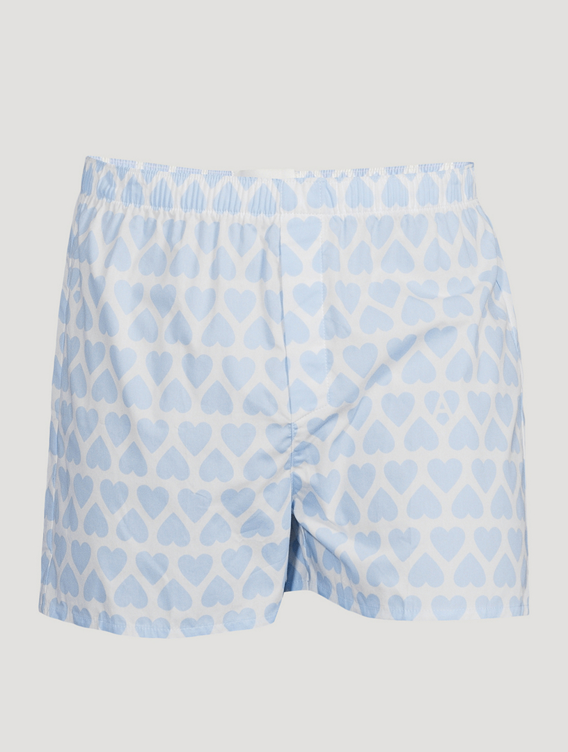 Organic Cotton Boxer Shorts Heart Print