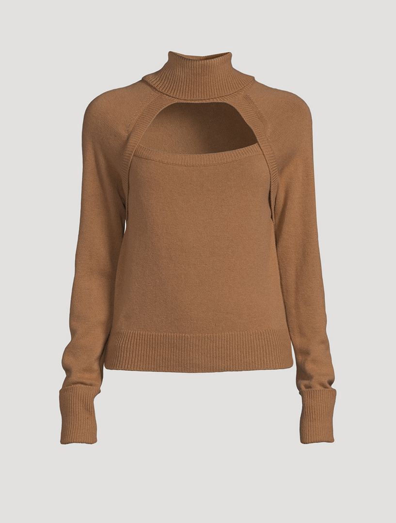 Cherise Keyhole Turtleneck Sweater