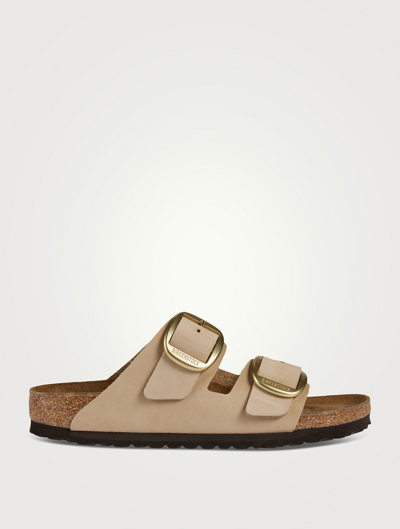 BIRKENSTOCK Arizona Big Buckle Leather Slide Sandals | Holt Renfrew