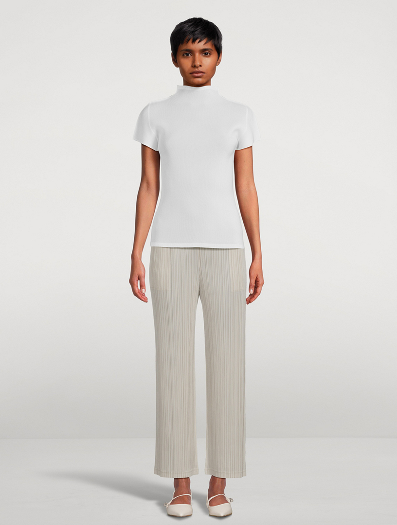 PLEATS PLEASE ISSEY MIYAKE Mist Basics Top | Holt Renfrew