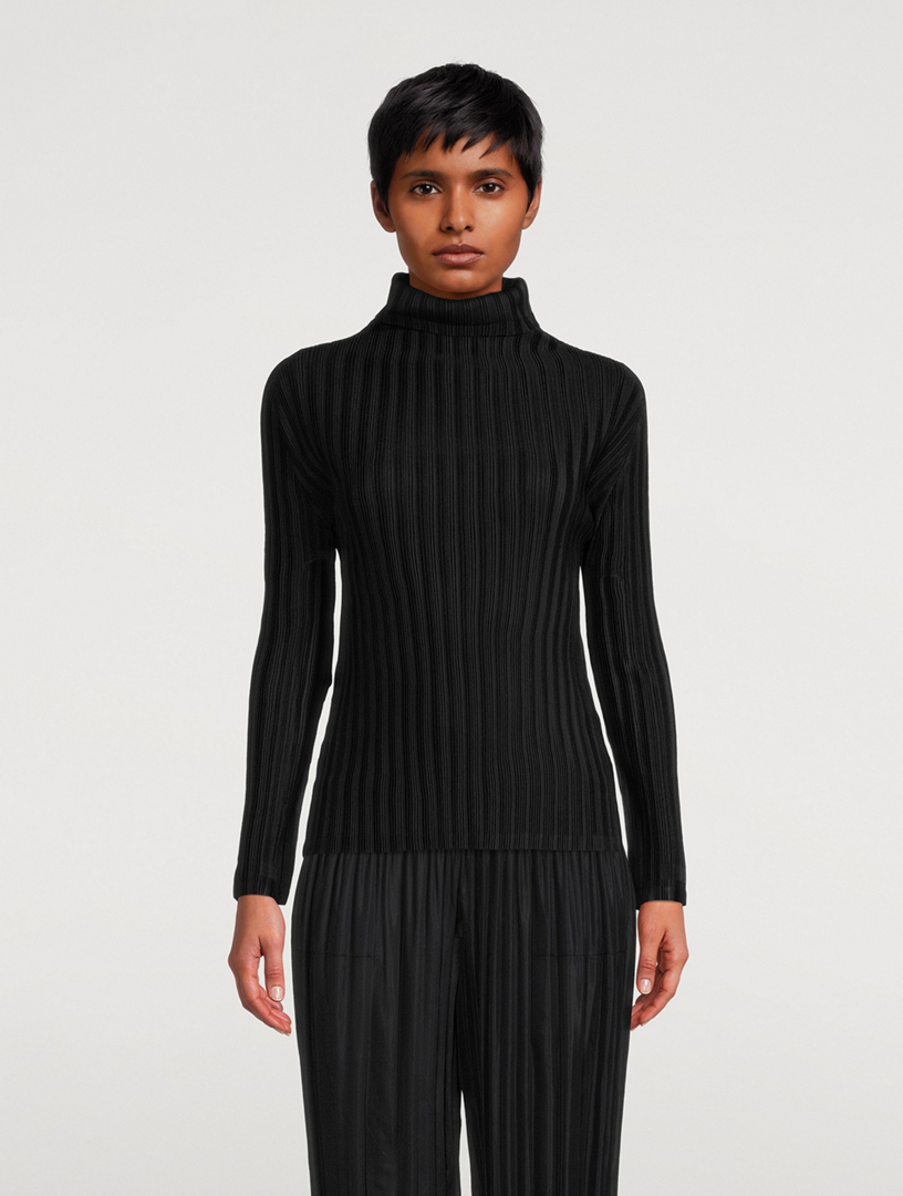 PLEATS PLEASE ISSEY MIYAKE Rib Pleats Basics Top | Holt Renfrew