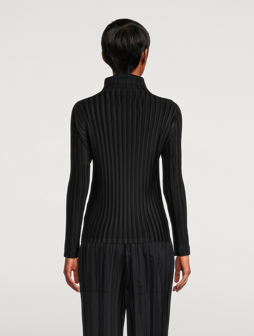 PLEATS PLEASE ISSEY MIYAKE Rib Pleats Basics Top | Holt Renfrew