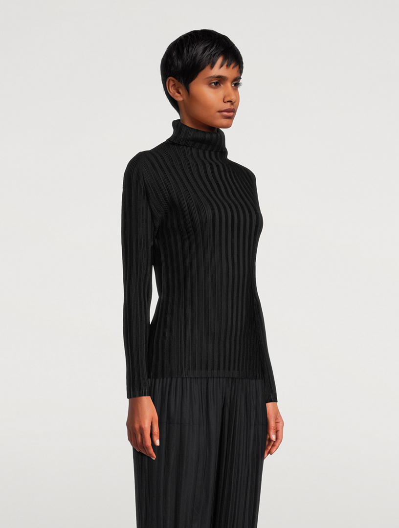 PLEATS PLEASE ISSEY MIYAKE Rib Pleats Basics Top | Holt Renfrew