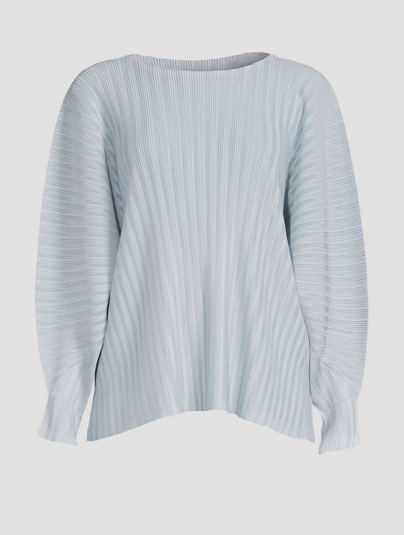 Monthly Colour January Rib Pleats Top