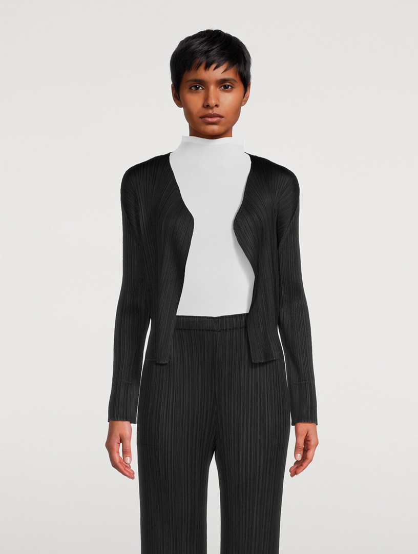 PLEATS PLEASE ISSEY MIYAKE Basics Cardigan | Holt Renfrew