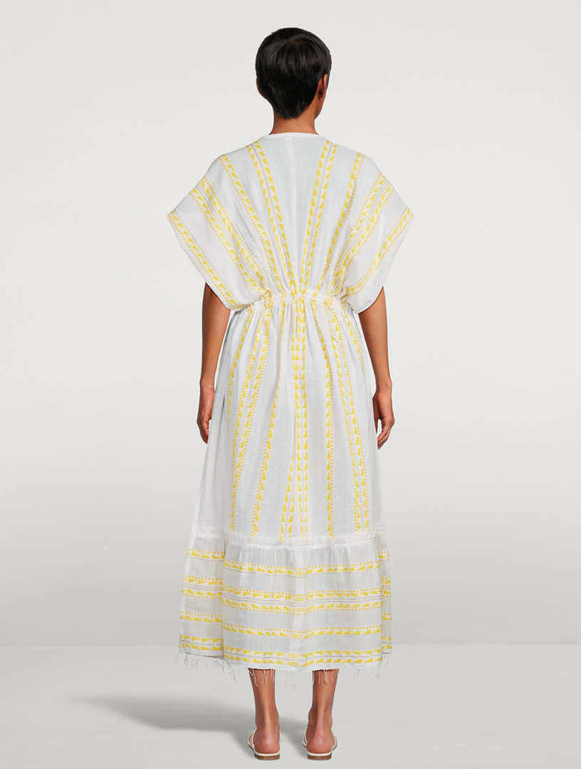 Lemlem Abeba Plunge Neck Dress 