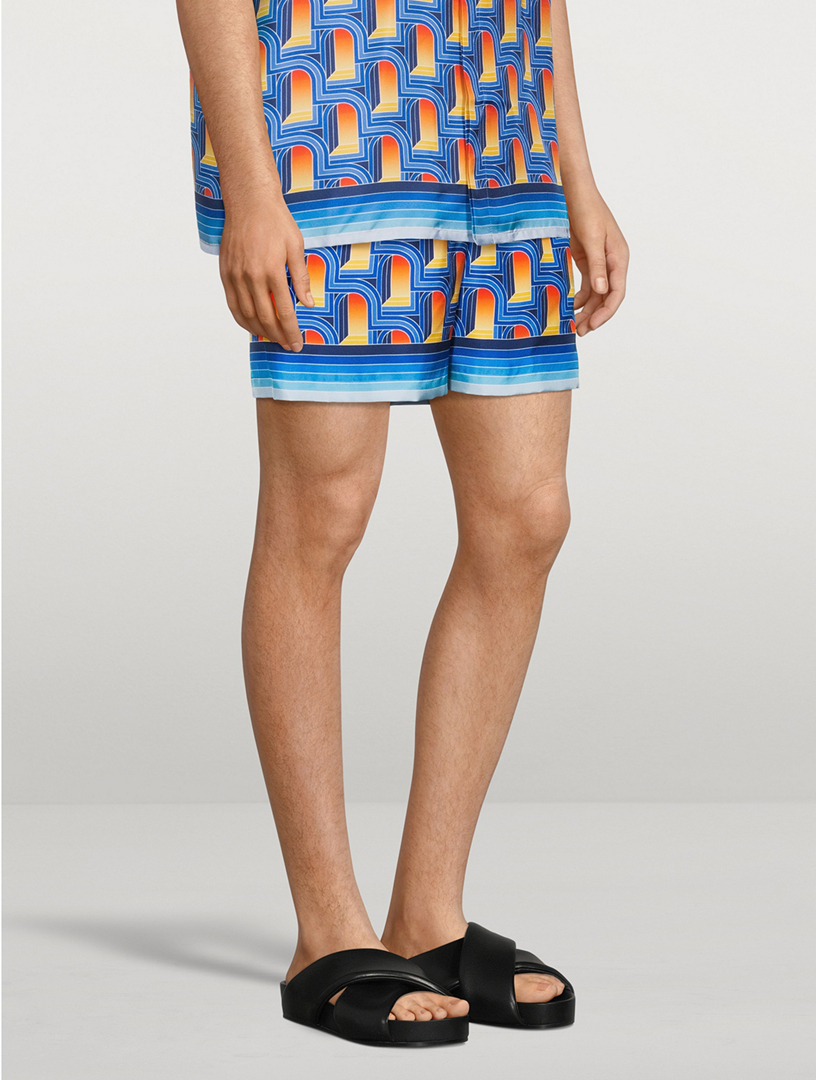 L'Arche De Nuit Silk Shorts