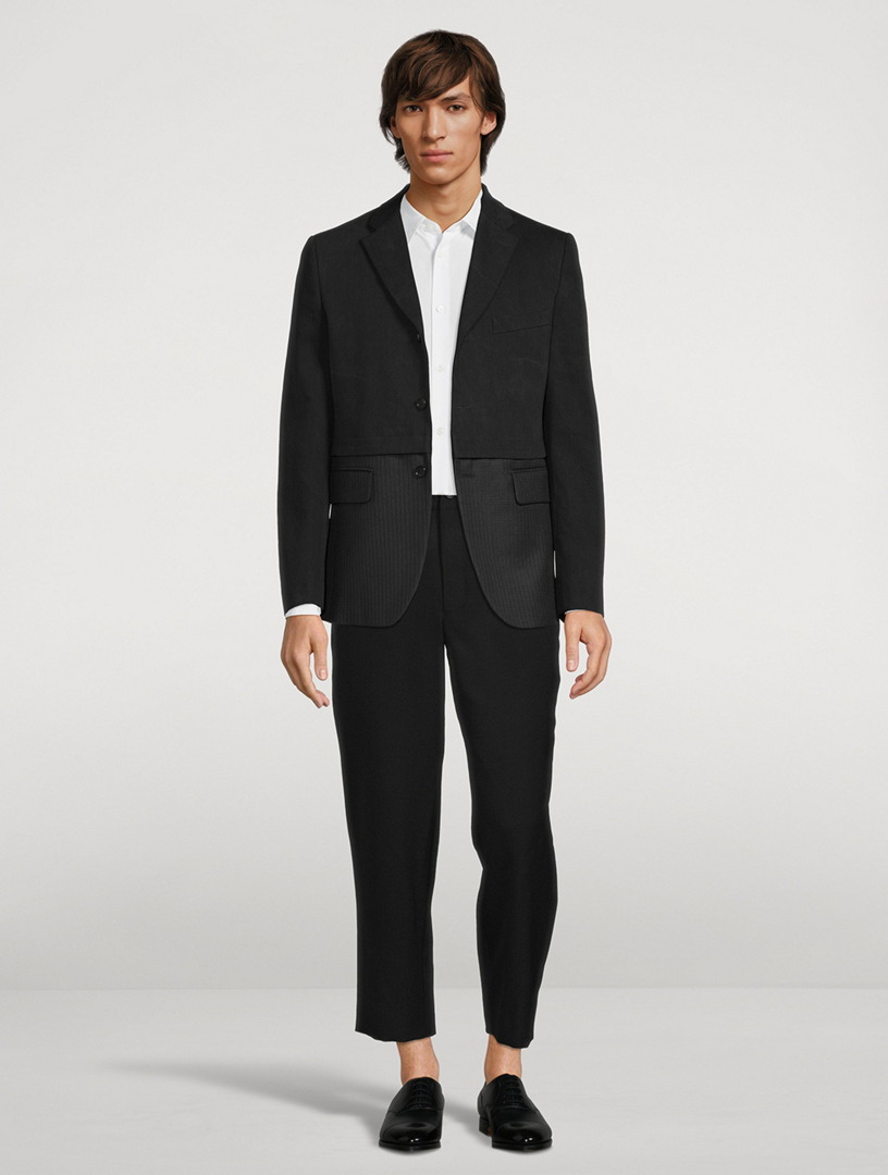 Cotton Paneled Shirt