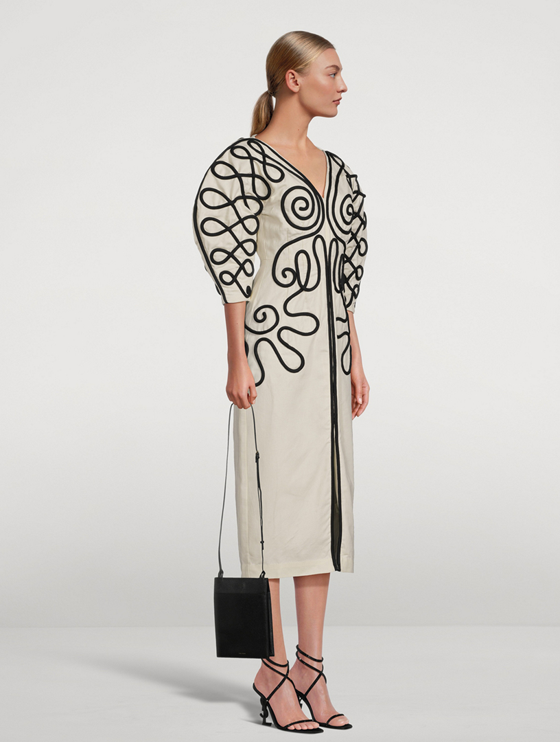 MARA HOFFMAN Luisa Puff Sleeve Midi Dress | Holt Renfrew