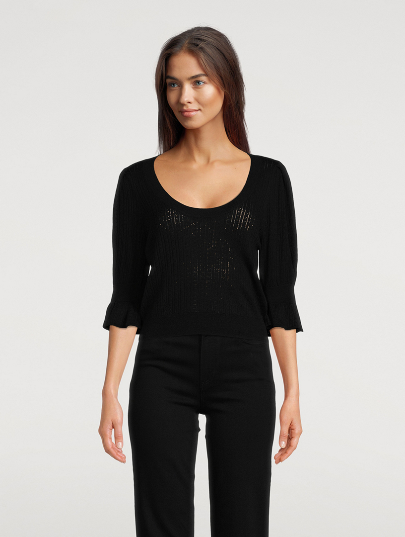 Magnolia Pointelle Sweater