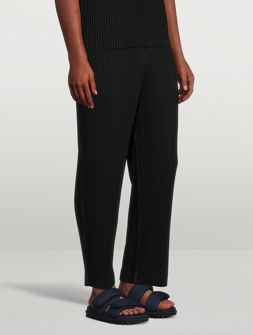 HOMME PLISSE ISSEY MIYAKE｜TRAINING PANTS (HP49JF451-11) Black Pleated Trousers Homme Plissé Issey Miyake - Vitkac Canada