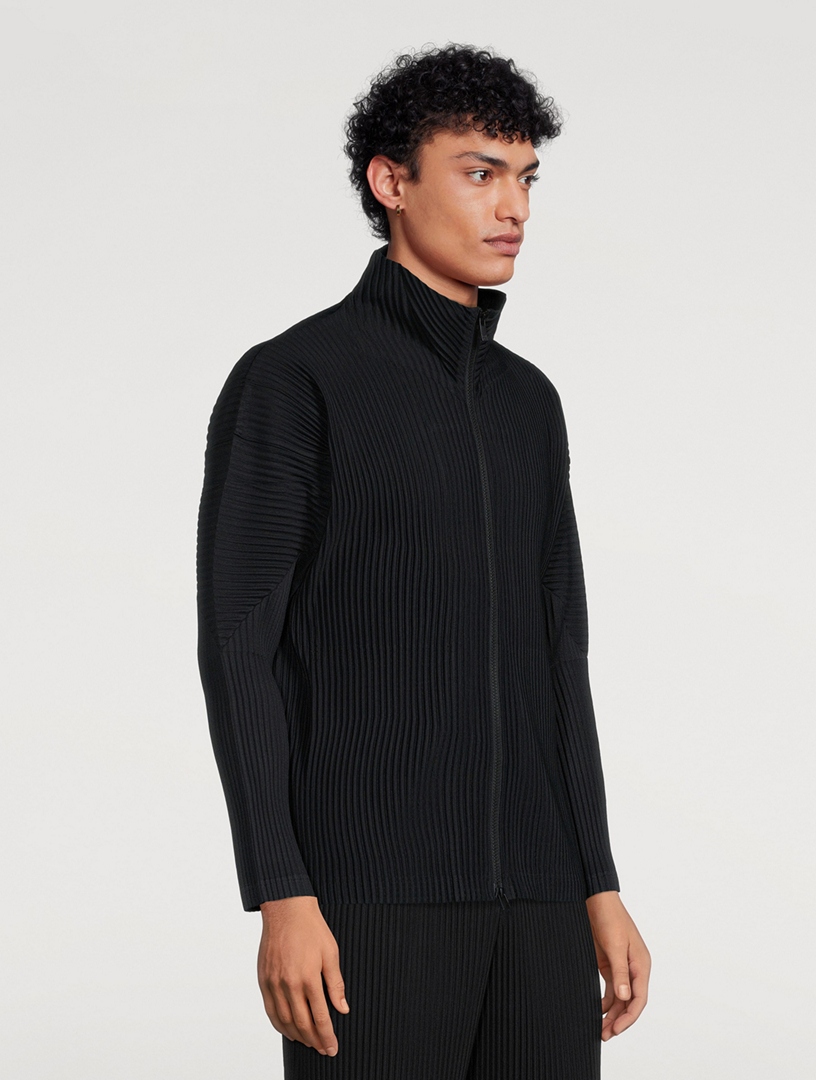 HOMME PLISSÉ ISSEY MIYAKE Zip Up Cardigan | Holt Renfrew