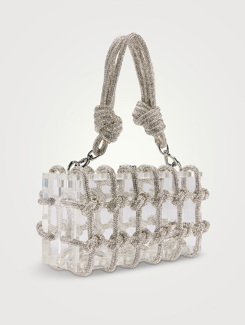 Bess Embellished Acrylic Shoulder Bag