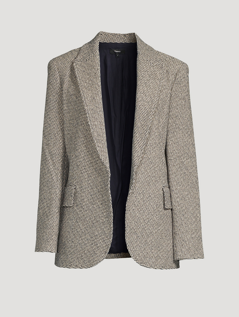 Surrey Tweed Lined Blazer In Meadow - Regular Fit