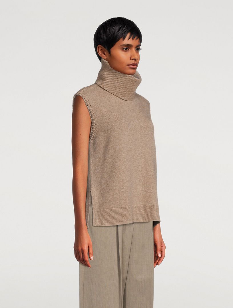 THEORY Cashmere Turtleneck Vest | Holt Renfrew