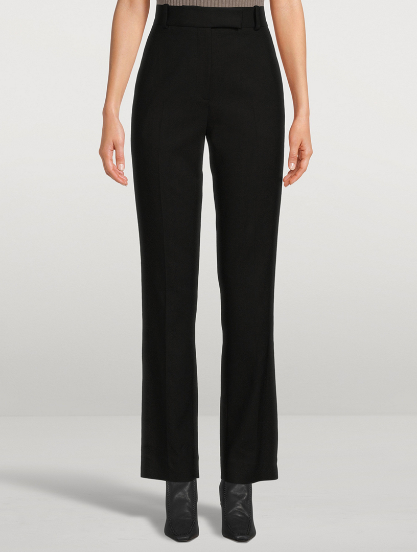 The Emile Pant in Black Leather– KHAITE