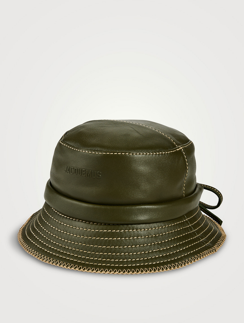 Leather fisherman hat online