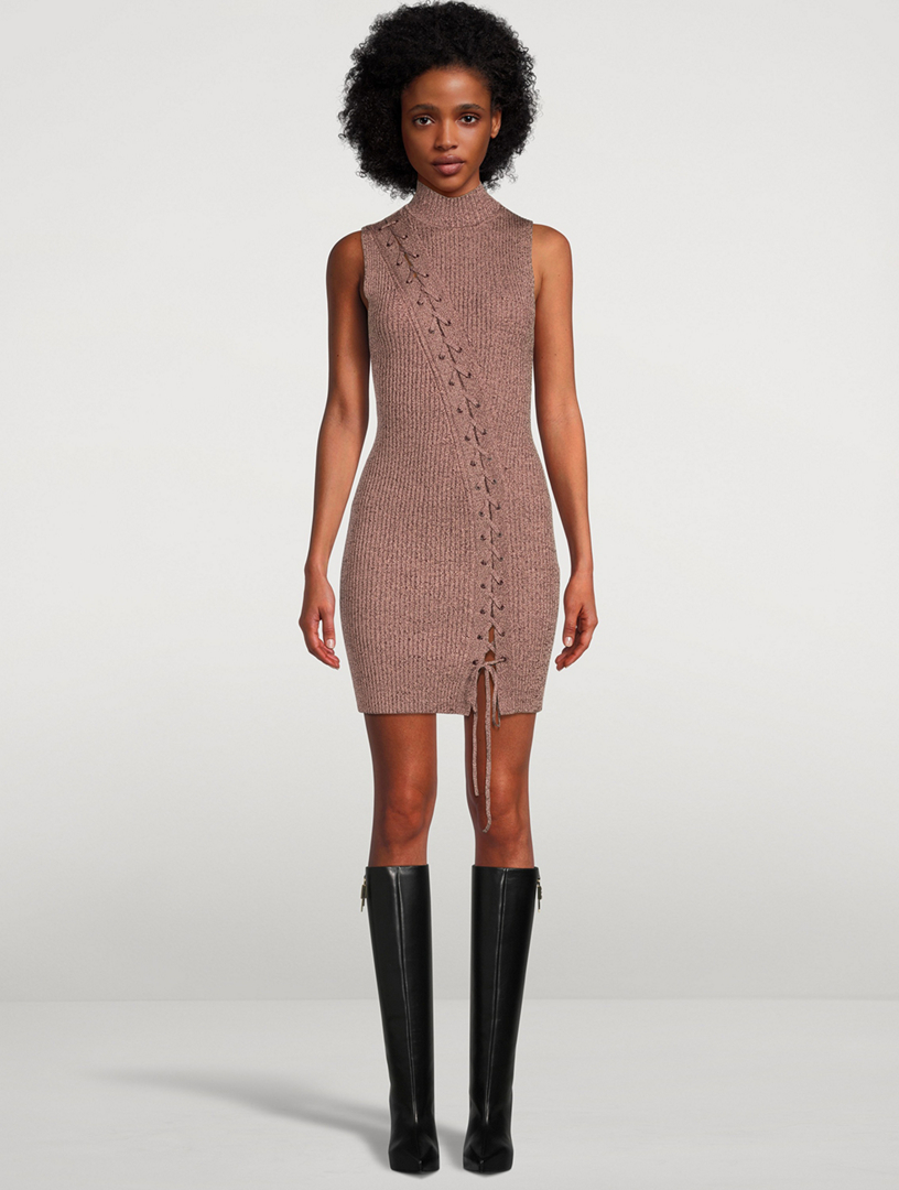 Cade Marled Sleeveless Mini Dress