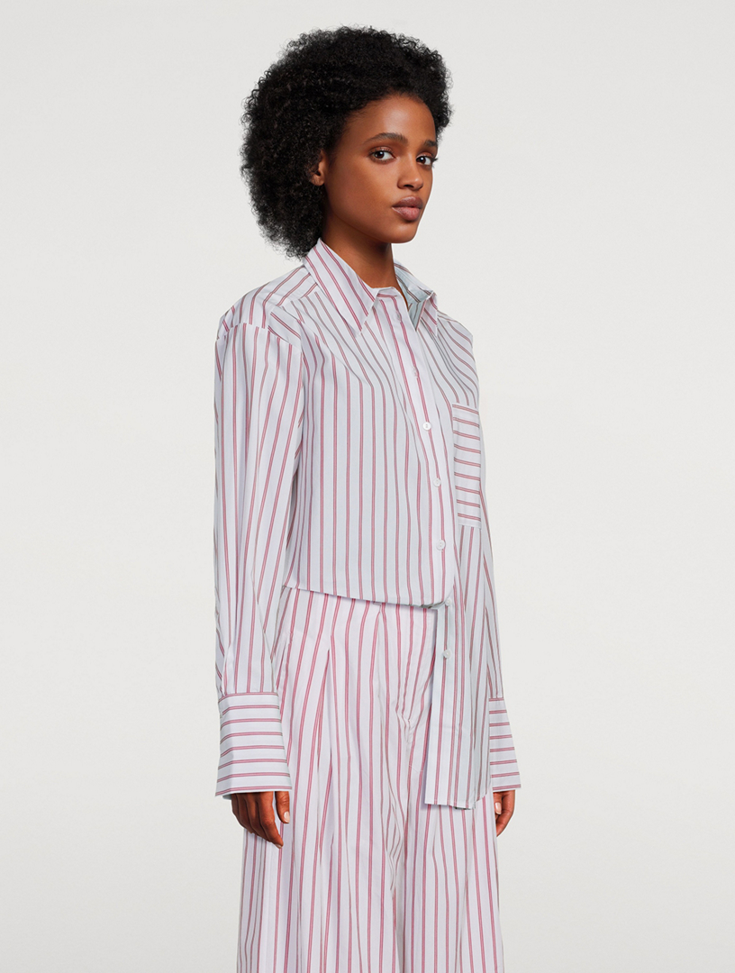 Ribiero Oversized Shirt Stripe Print