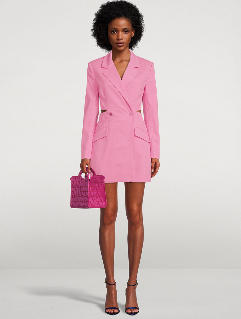 Hot pink 2024 blazer dress zara