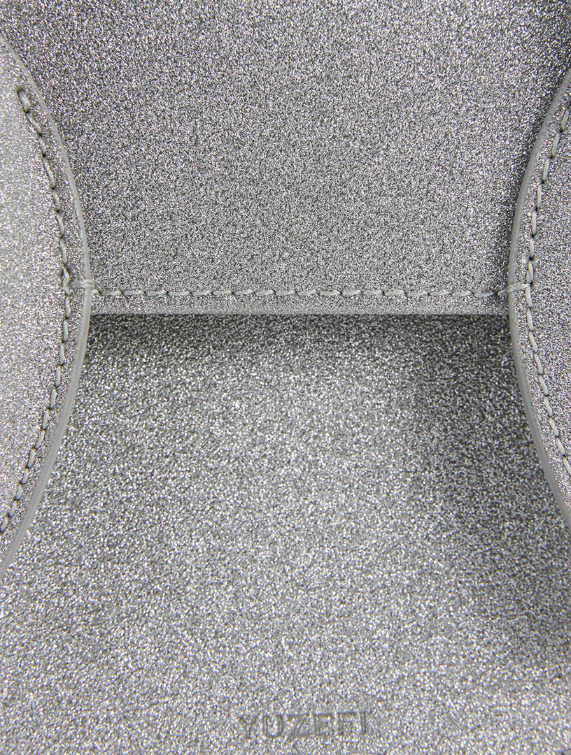Pretzel Glitter Top Handle Bag