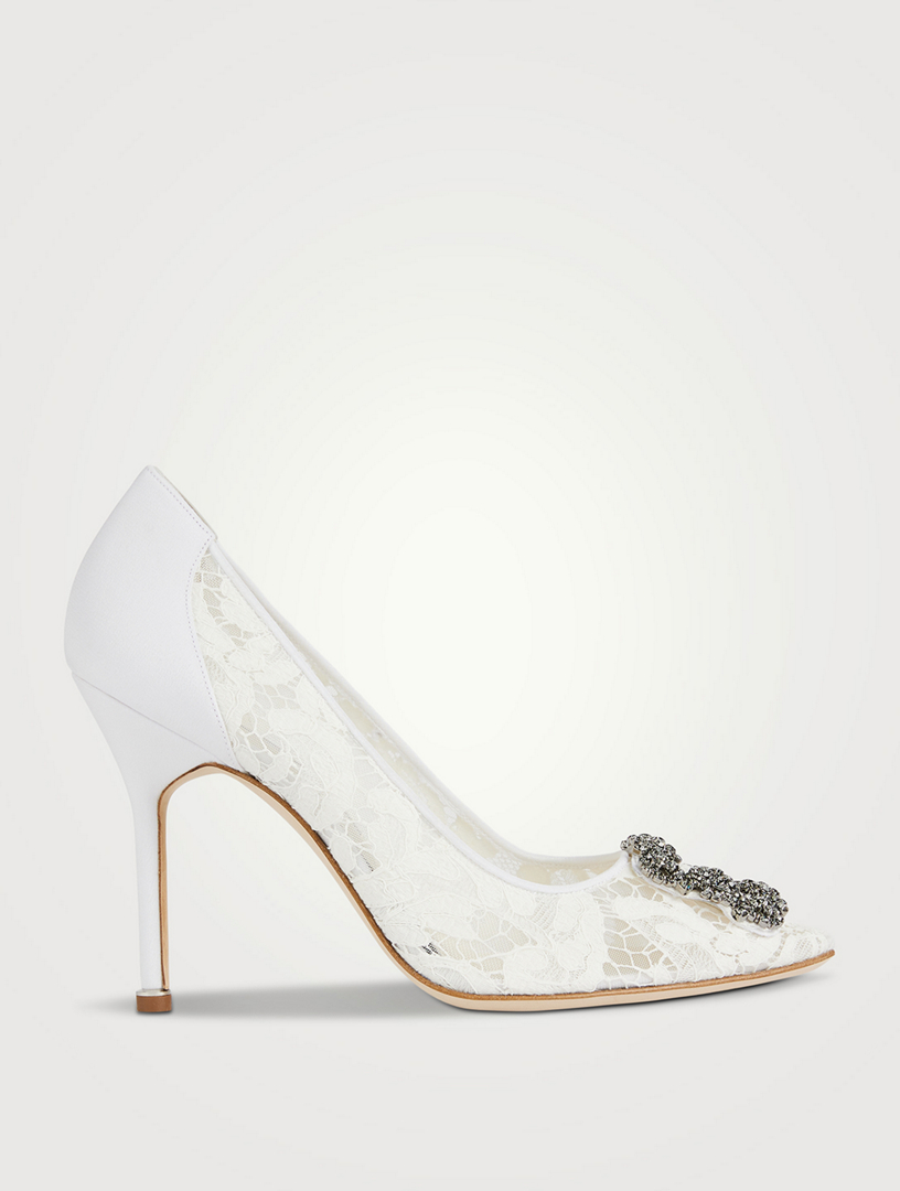 Manolo blahnik hot sale white hangisi